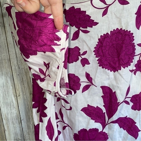 Ann Taylor Linen Blend Boat Neck Popover - Picture 4 of 5